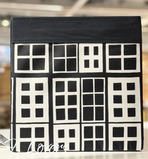 4 x IKEA White/Black Patterned