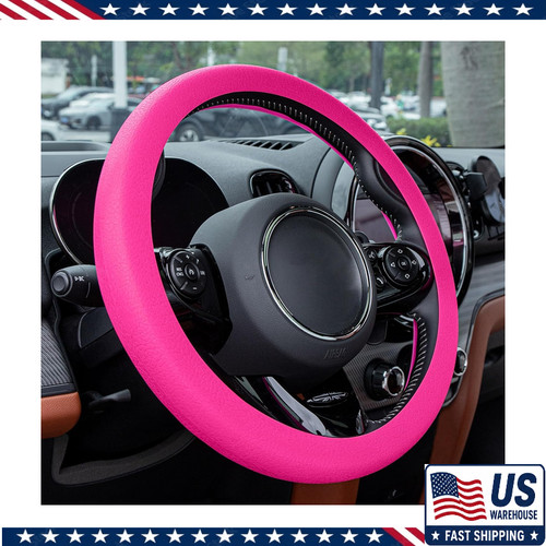 Hot pink silicone leather - hot,
