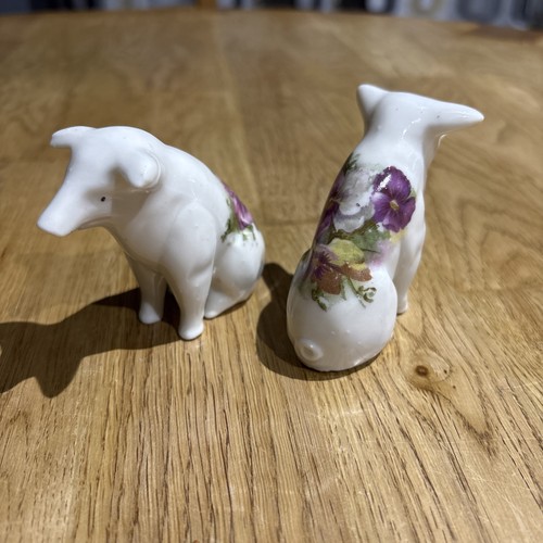 Vintage porcelain china - vintage, pansy