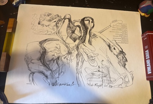 Pink floyd gerald scarfe - gerald, rare