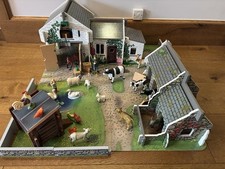 Wooden Farm Set Vintage