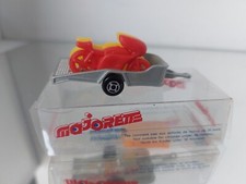 Majorette Motorcycle Trailer Rare In Box