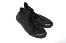 Vintage Converse Men's Chuck Taylor AS Black Canvas Hi Top Shoes Size 10 UK