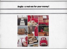 1965 Ford Anglia Van brochure + price list: Anglia 105E van (Ford Thames 307E)