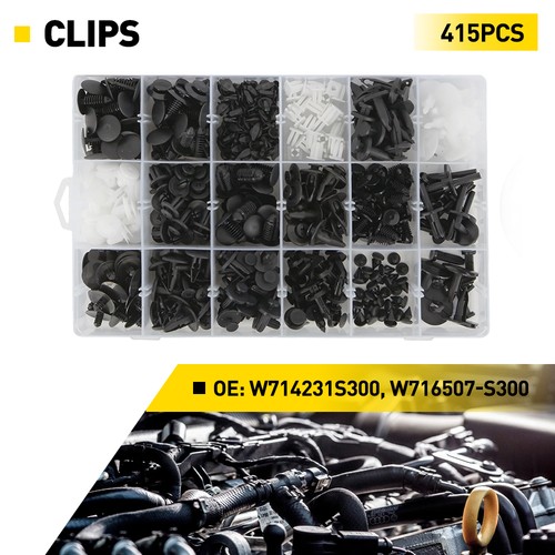 415x assorted plastic - plastic, rivets