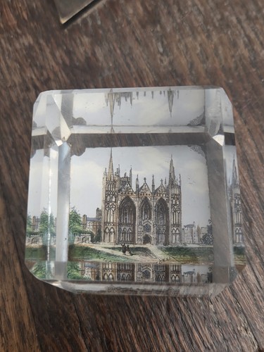 Victorian glass paperweight - victorian,