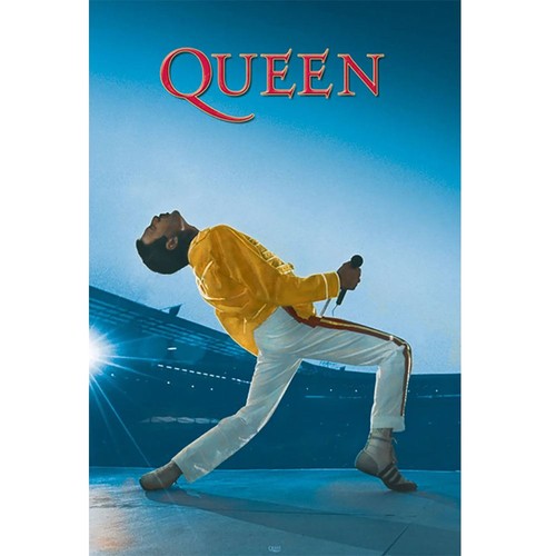 Queen wembley poster - queen,