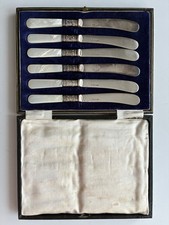 Set of 6 Silver Plate Knives