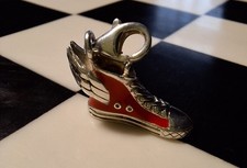 Thomas Sabo Flying Red Boot Wings ? Mercury Trainer Baseball Boot Silver Charm