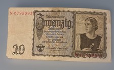20 Reichsmark Banknote-1939
