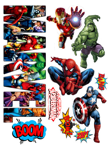 Avengers marvel edible - avengers,