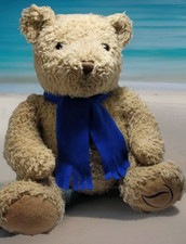 DEBENHAMS TEDDY BEAR with BLUE