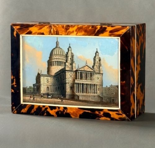 Regency tortoiseshell box - regency, with