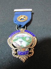 Masonic Silver & Enamel Medal