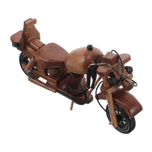 Wood art motorcycle model - motorcycle,