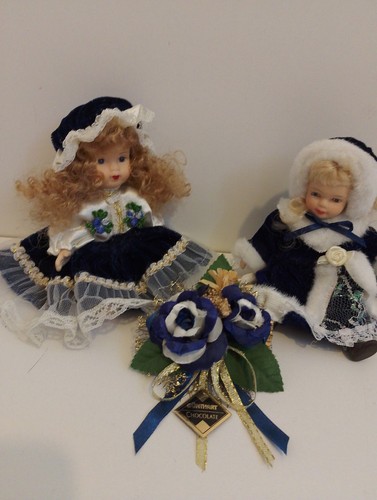 Pair vintage porcelain - pair, of