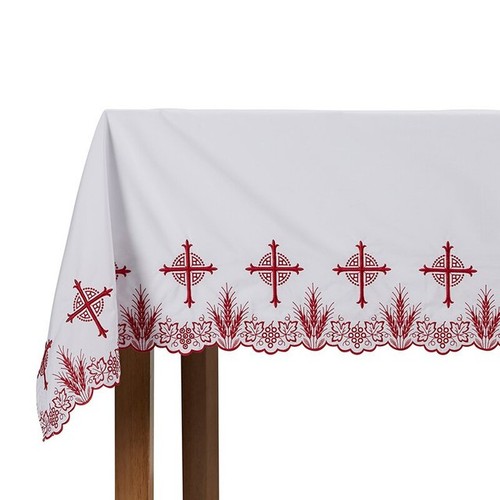 Eucharistic altar frontal - eucharistic, red