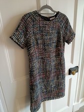 M&S Per Una tweed boucle shift