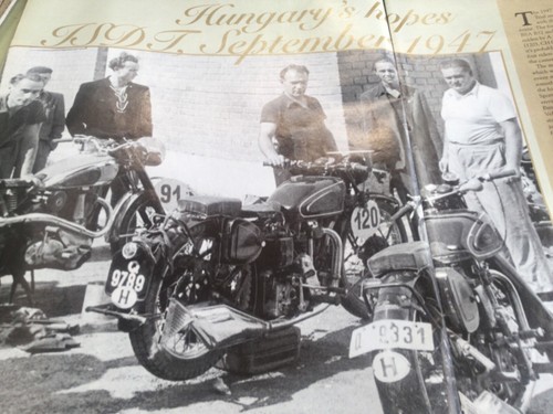 1947 isdt team motorcycle - 1947,