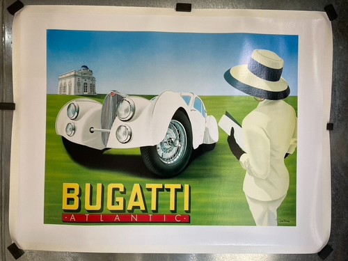 Large vintage bugatti atlantic - large,
