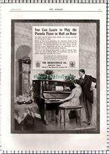 The Orchestrelle Co Aeolian Hall London Pianola Advert - 1913 News Page / Print