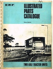 ERF A SERIES TRACTOR UNIT (2-AXLE) ORIG 1973 FACTORY ILLUSTRATED PARTS CATALOGUE