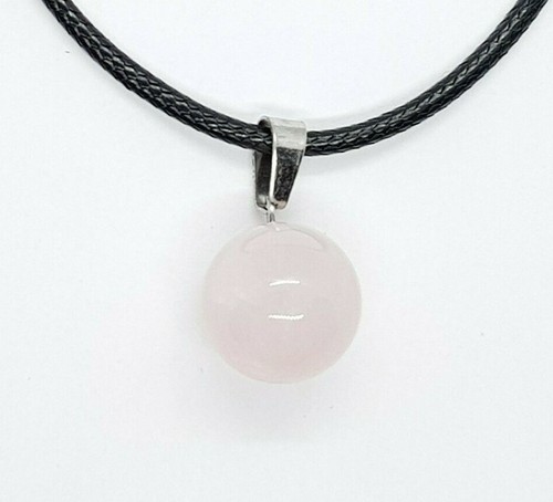 Globe round quartz pendant - round,