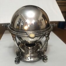 Silver plated roll top egg codler / muffin warmer antique ,good condition,rare