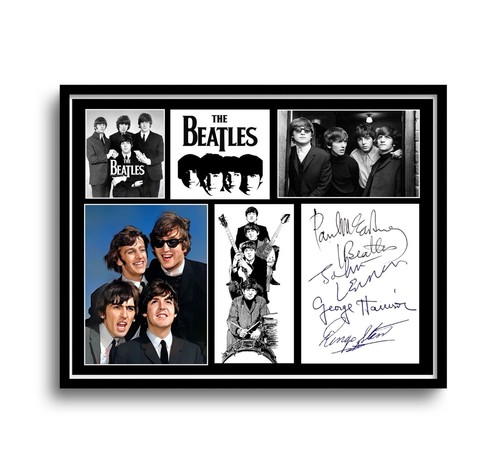Signed the beatles rint photo - signed,