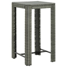 VidaXL Garden Bar Table Grey