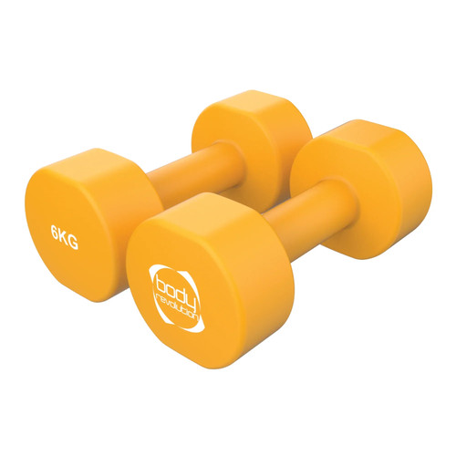Neoprene dumbbell pair 6kg - 2,