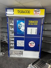 CIGARETTE GANTRY COMMERCIAL CIGERATTE TOBBACO DISPLAY CABINET EXCELLENT...