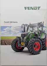 Original Fendt 500 Vario Tractor Brochure, c 2000's - 512, 513, 514 & 516