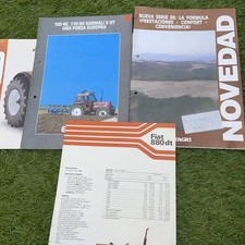 Fiat 88 / 100-90/ 110-90,& 880 dt tractor x3 brochures 1990/94 in Italian text 