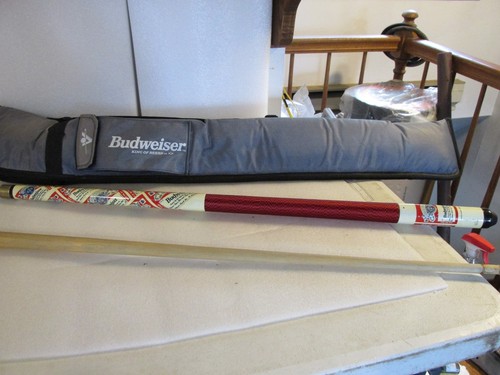 Budweiser beer pool cue - beer,