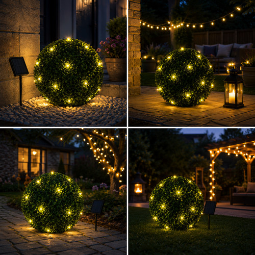 Solar powered topiary - solar,