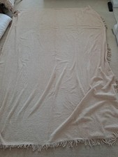 Vintage Candlewick Bedspread Beige  Single