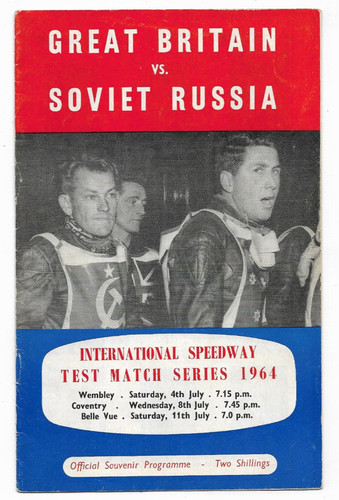 Speedway programme july - speedway, 1964
