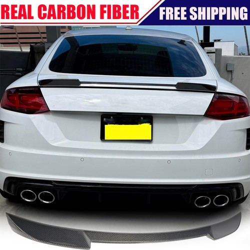 Real carbon rear trunk spoiler - carbon,