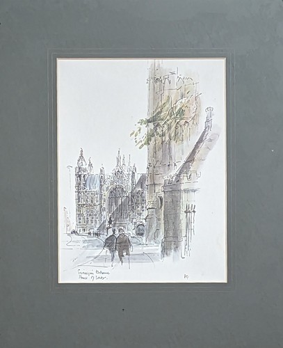 Framed glazed print - &,