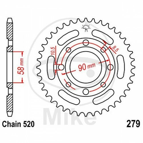 Crown teeth 520 black - 35,
