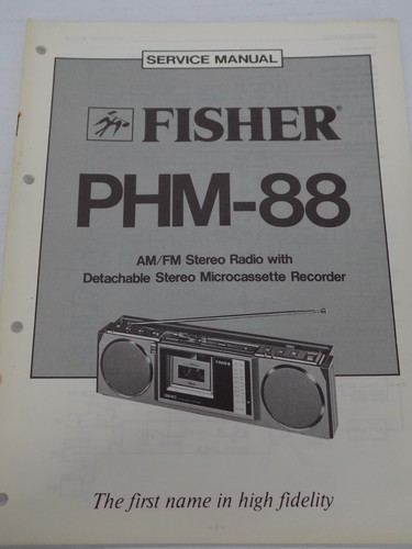 Fisher phm fm - phm-88, stereo
