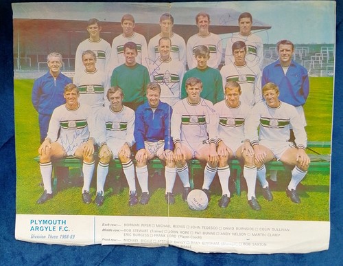 Plymouth argyle 1968 hand - plymouth,