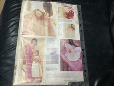 🧵🎀PRIMA SEWING PATTERN MAR 2002 Bride,Bridesmaid & Flower 🌺 Girl’s DRESS