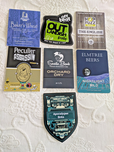 Beer pump badges - 7, x