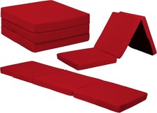 Foldable Foam Futon Mattress Bed Chair for Adults Kids Sleepover Lounge