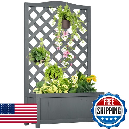 Outsunny wooden raised garden - outsunny,