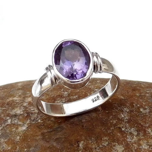 Amethyst gemstone 925 sterling - gemstone,