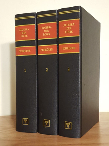 Algebra der logik - logik, by