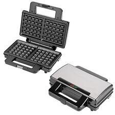 GEEPAS Deep Fill Waffle Maker iron Non-Stick Cooking Plates Belgian Waffle 1000W